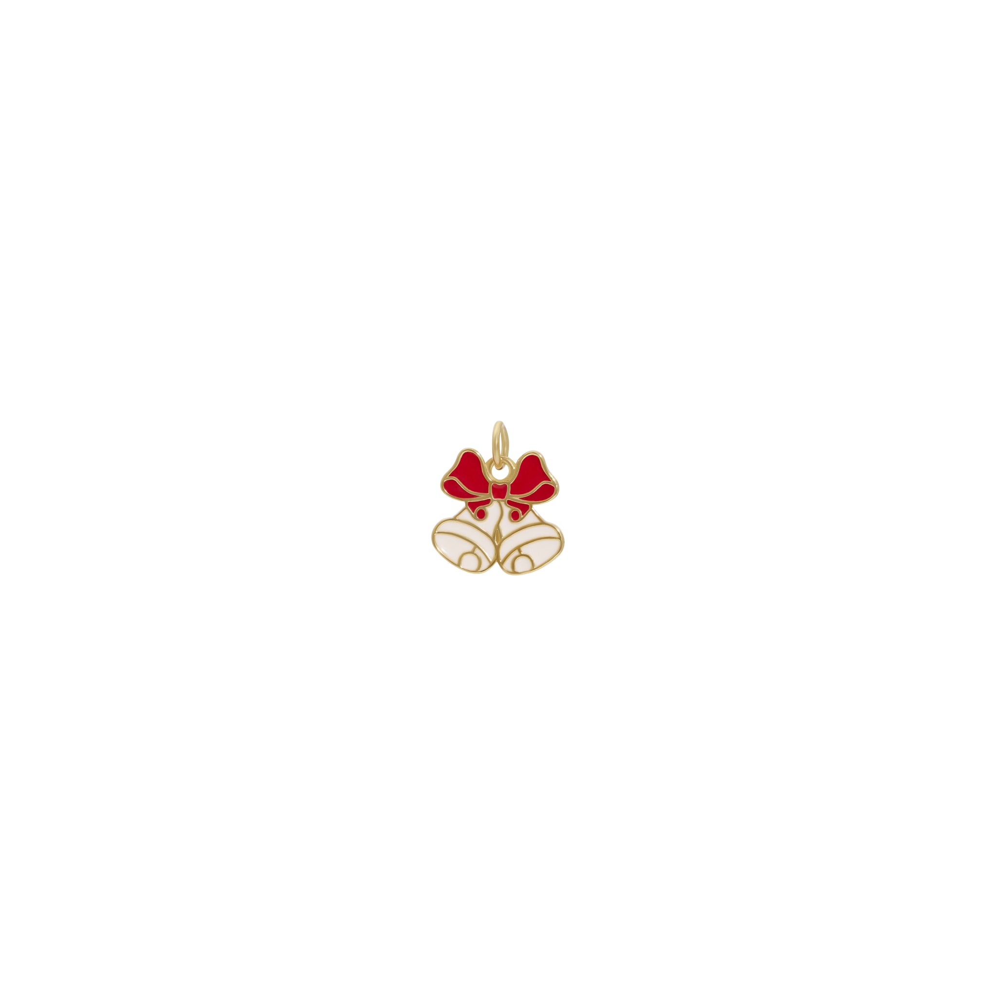 Gold Christmas Bells Charms