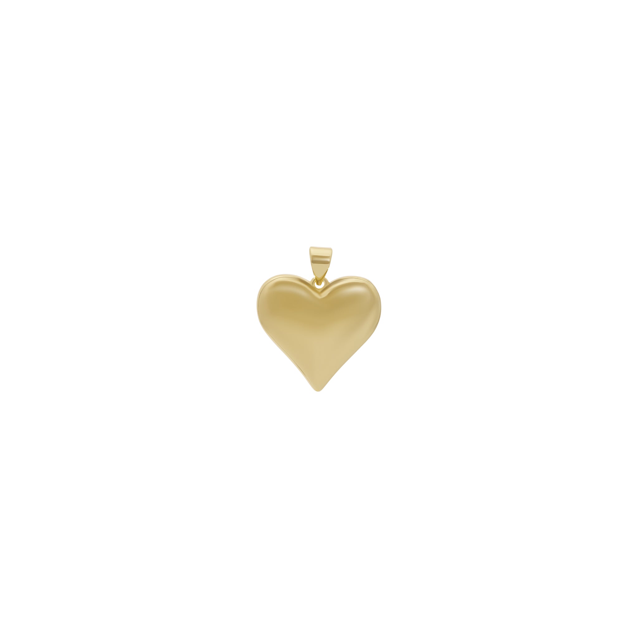Gold Pure Heart Charm