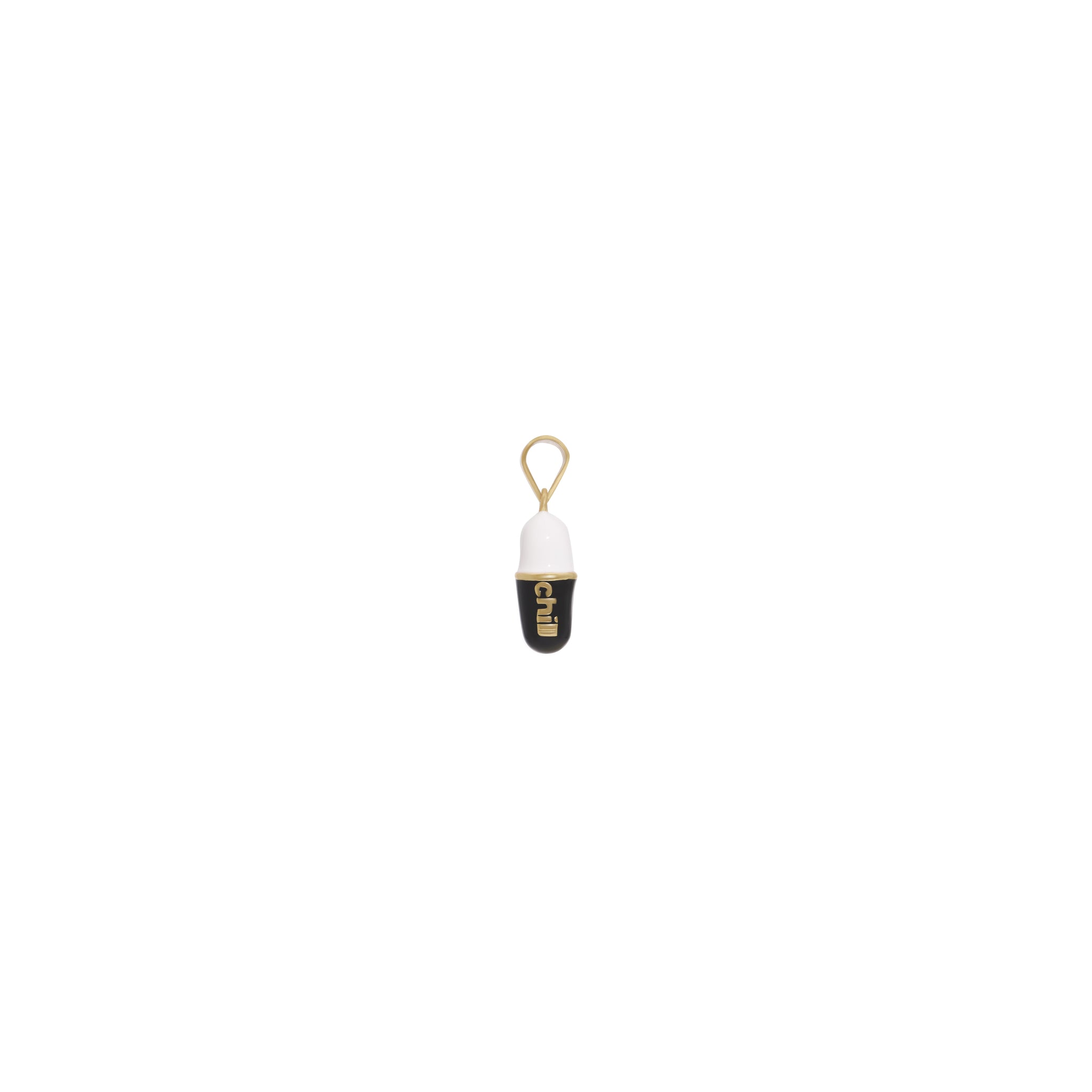 Gold Chill Pill Charm
