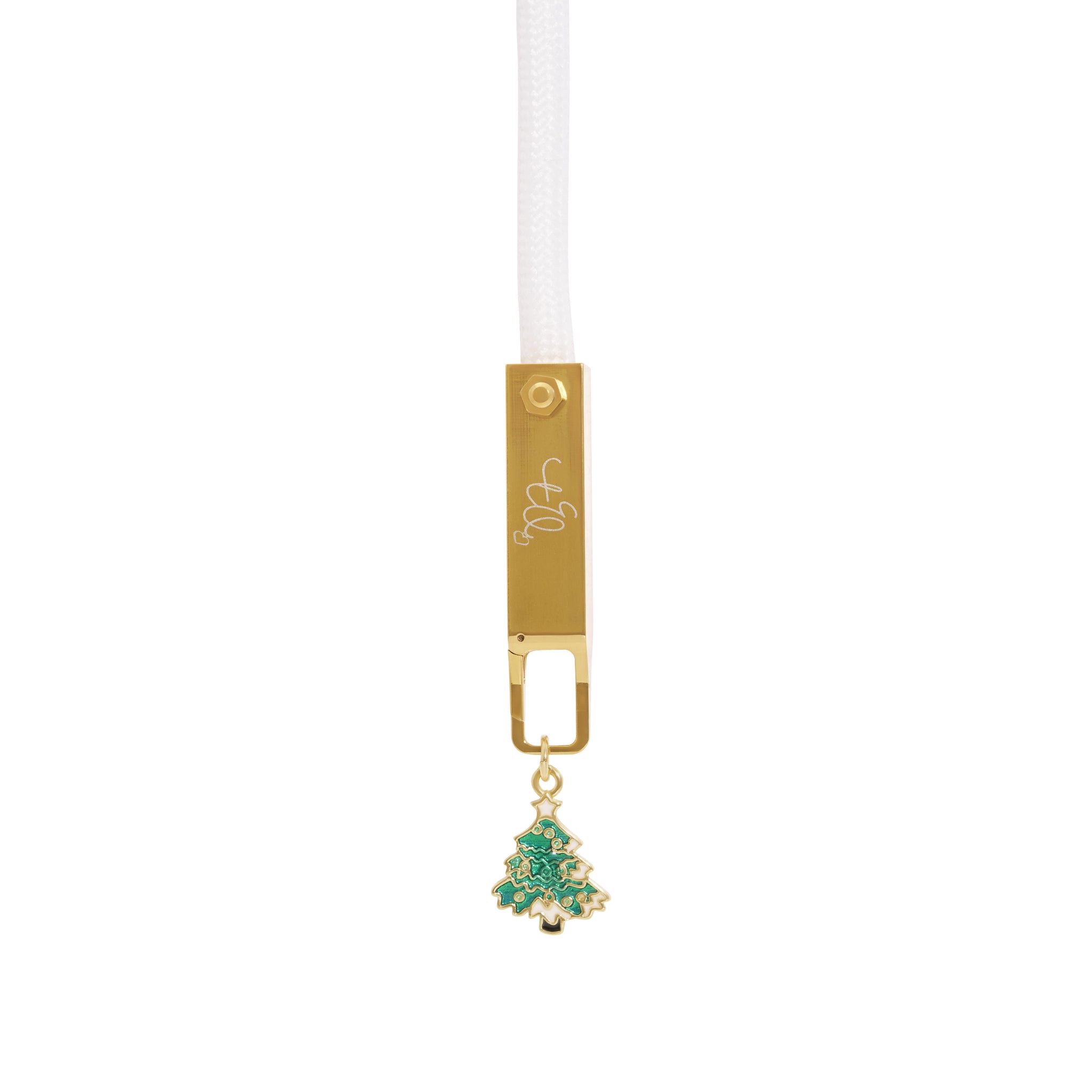 Gold Christmas Tree Charm