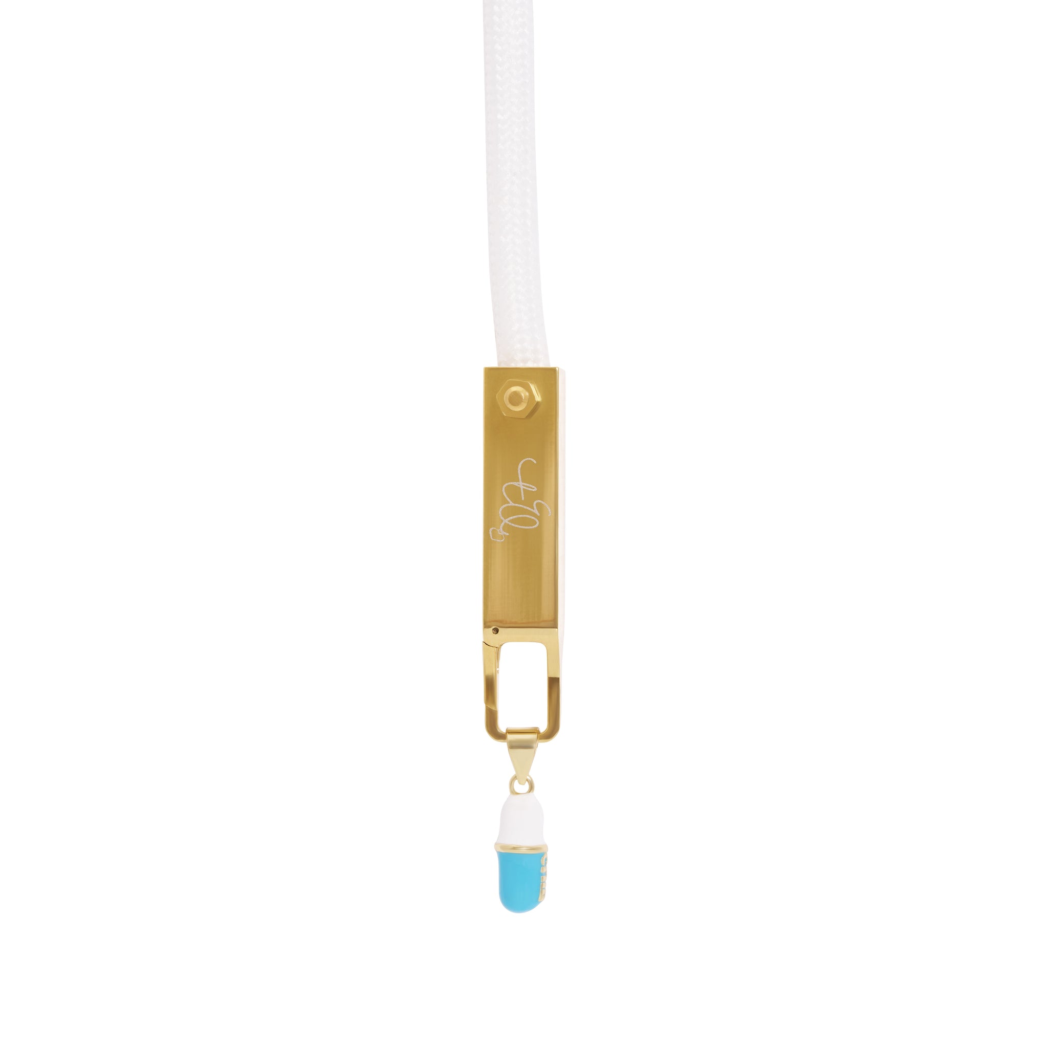 Gold Chill Pill Charm