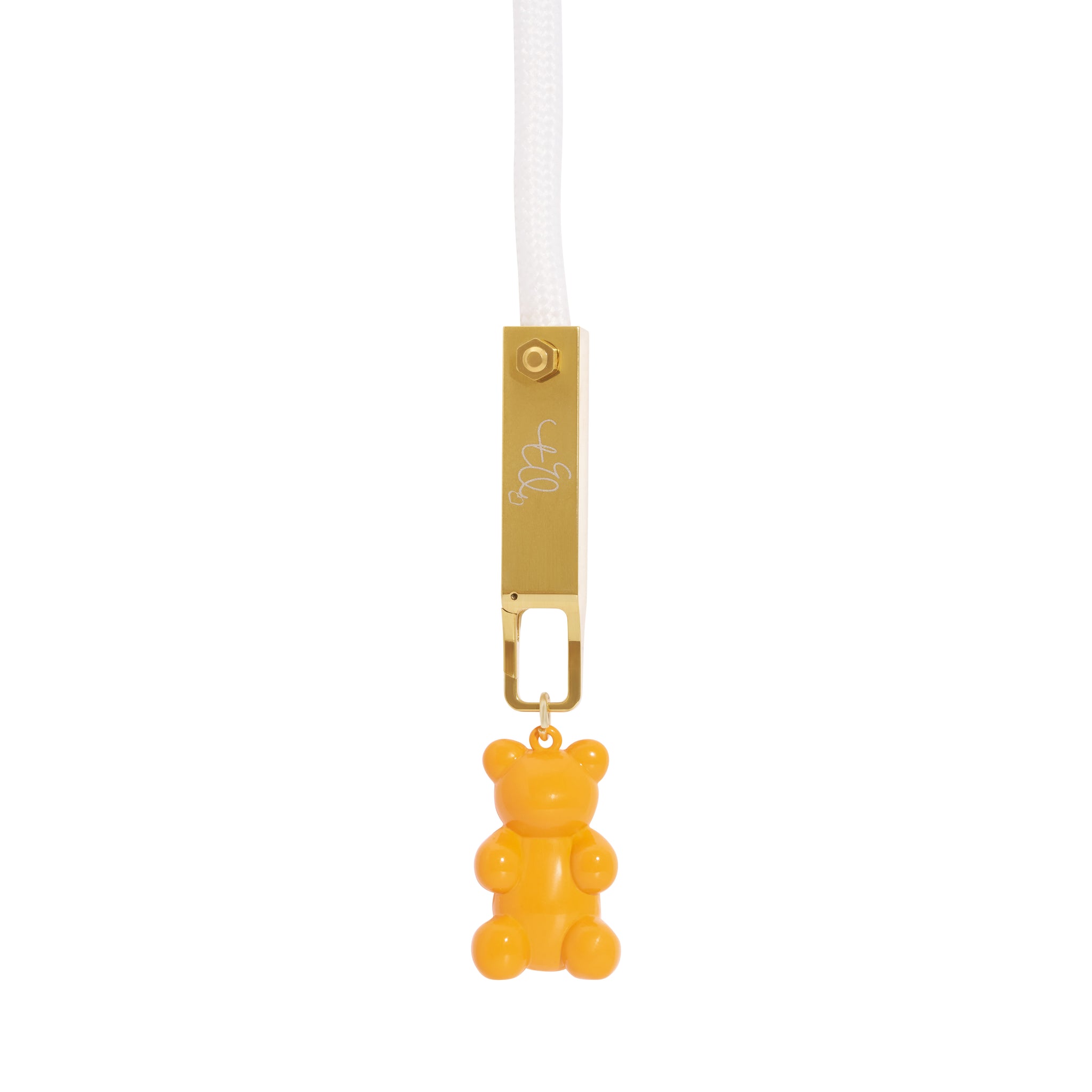 Gold Gummy Bear Charm
