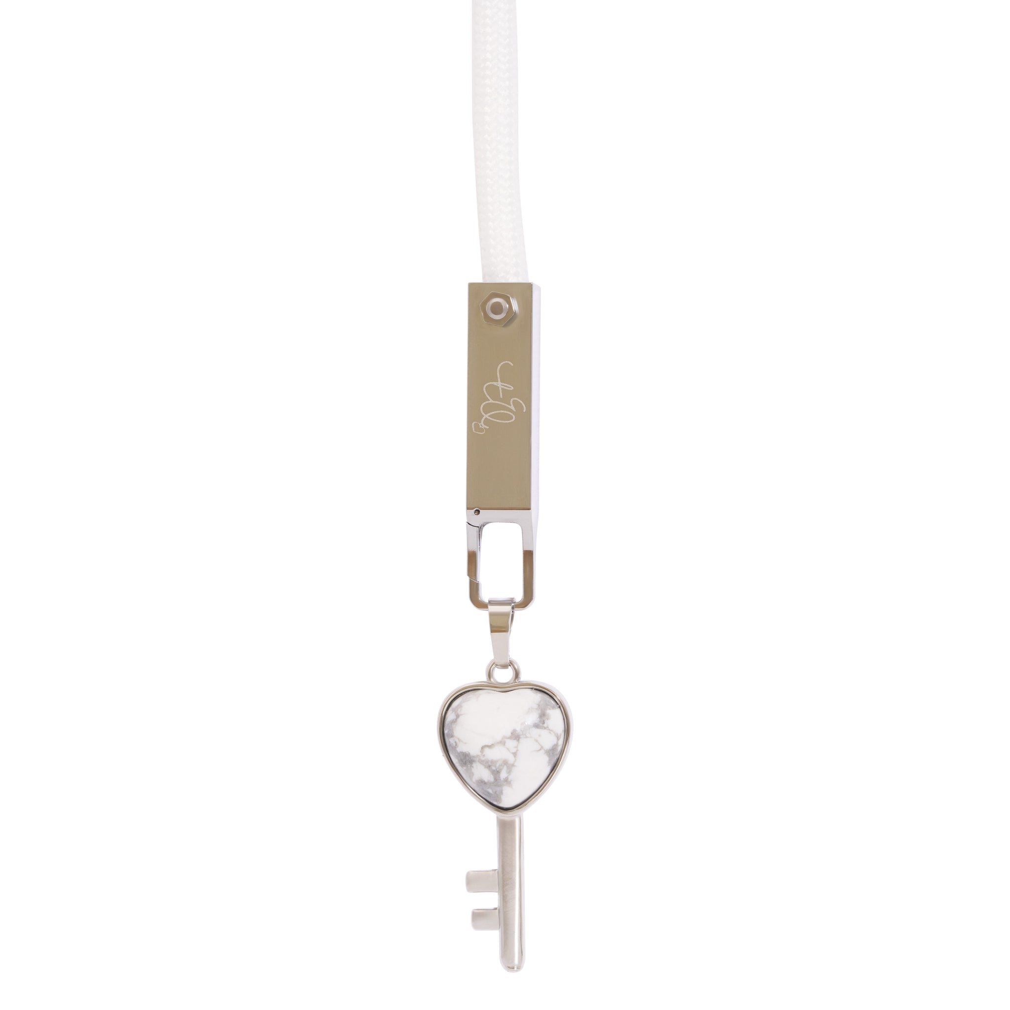 Silver Key To Your Heart Charm