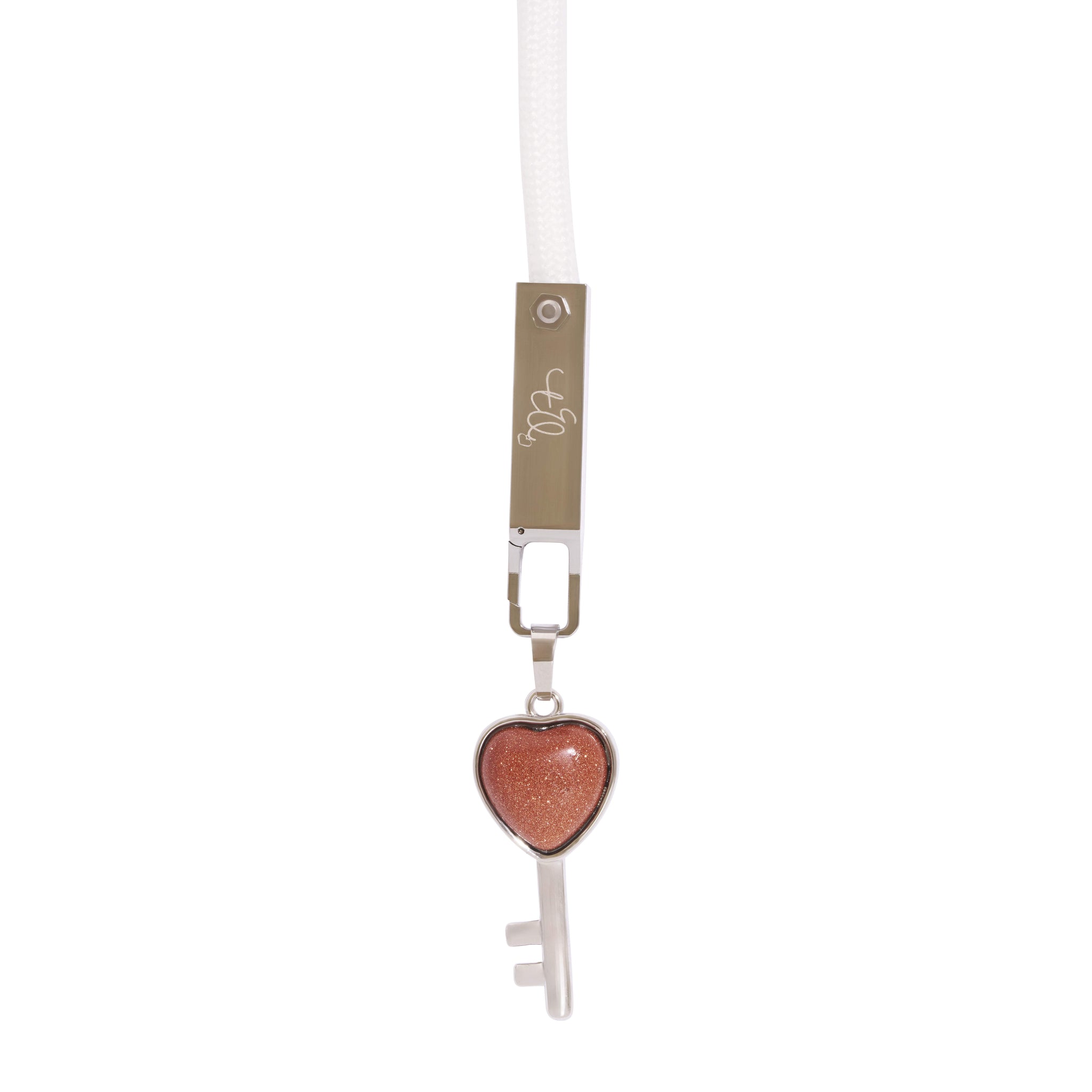 Silver Key To Your Heart Charm