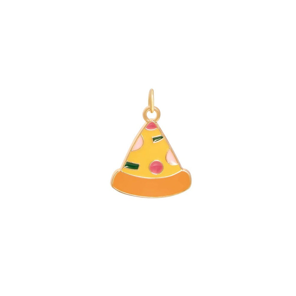 Pizza Slice Gold Gold Charm
