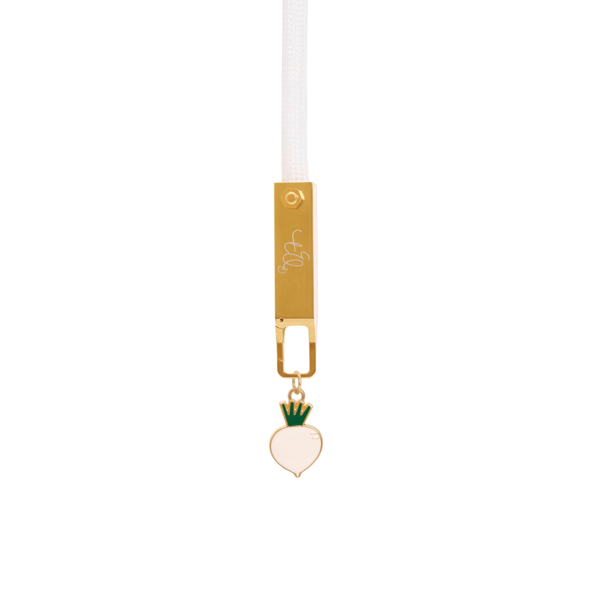 Radish Gold Charm