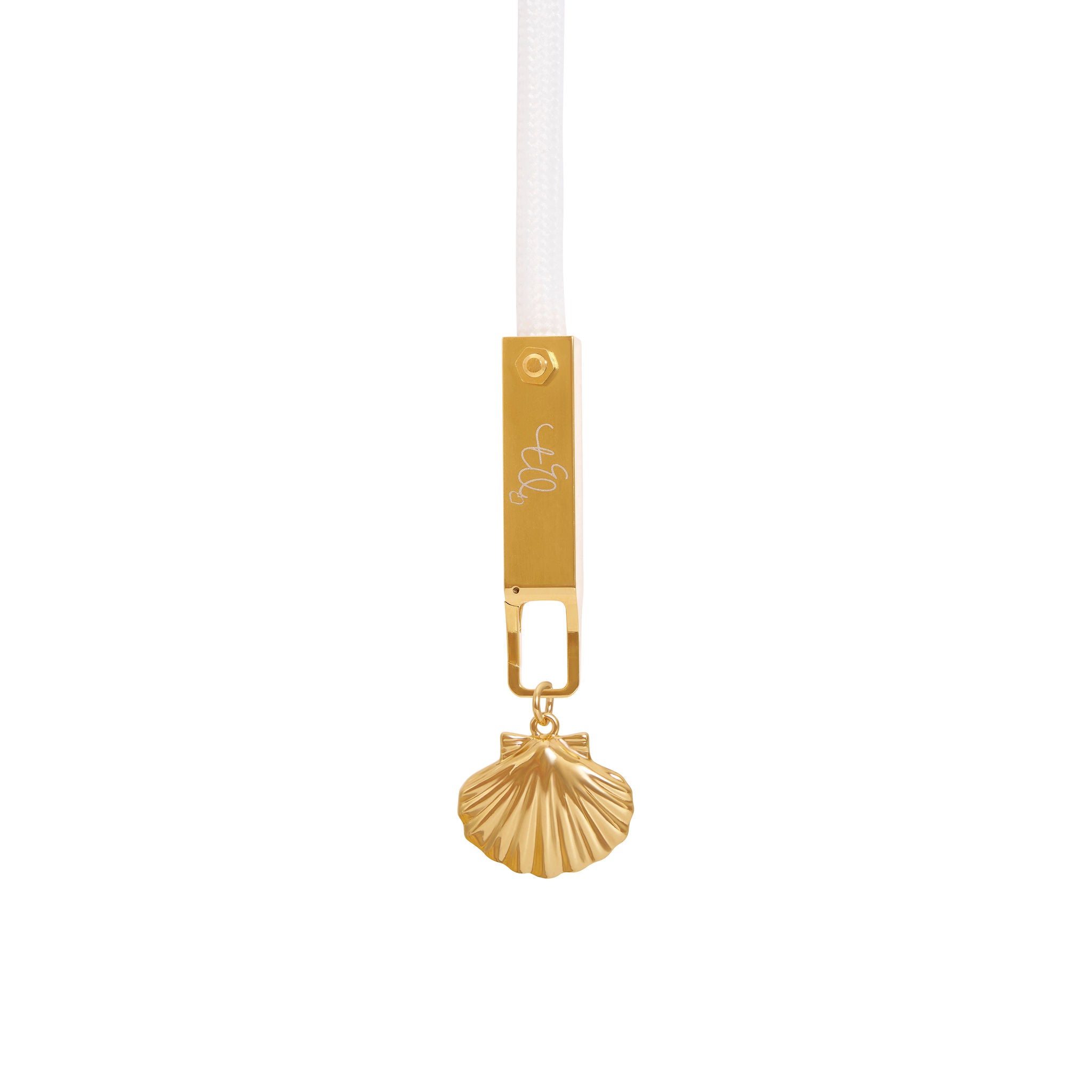 Scallop Gold Charm