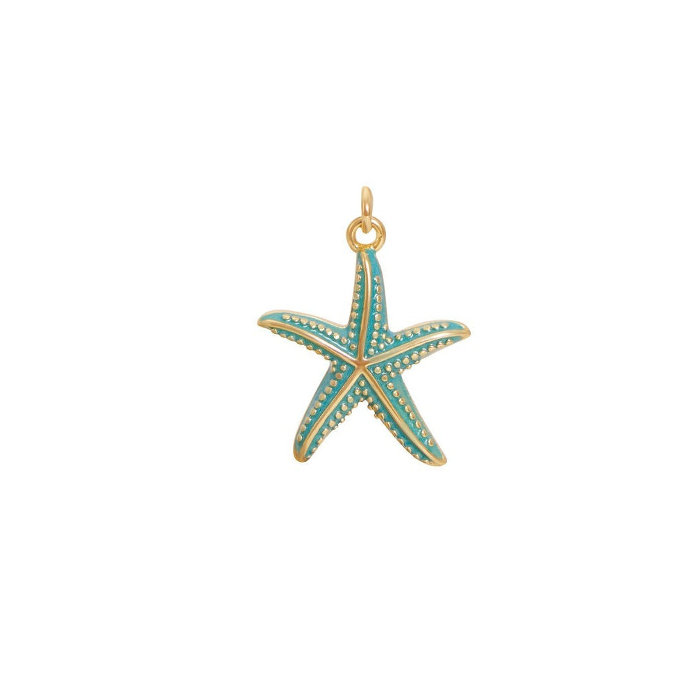 Starfish Gold Charm