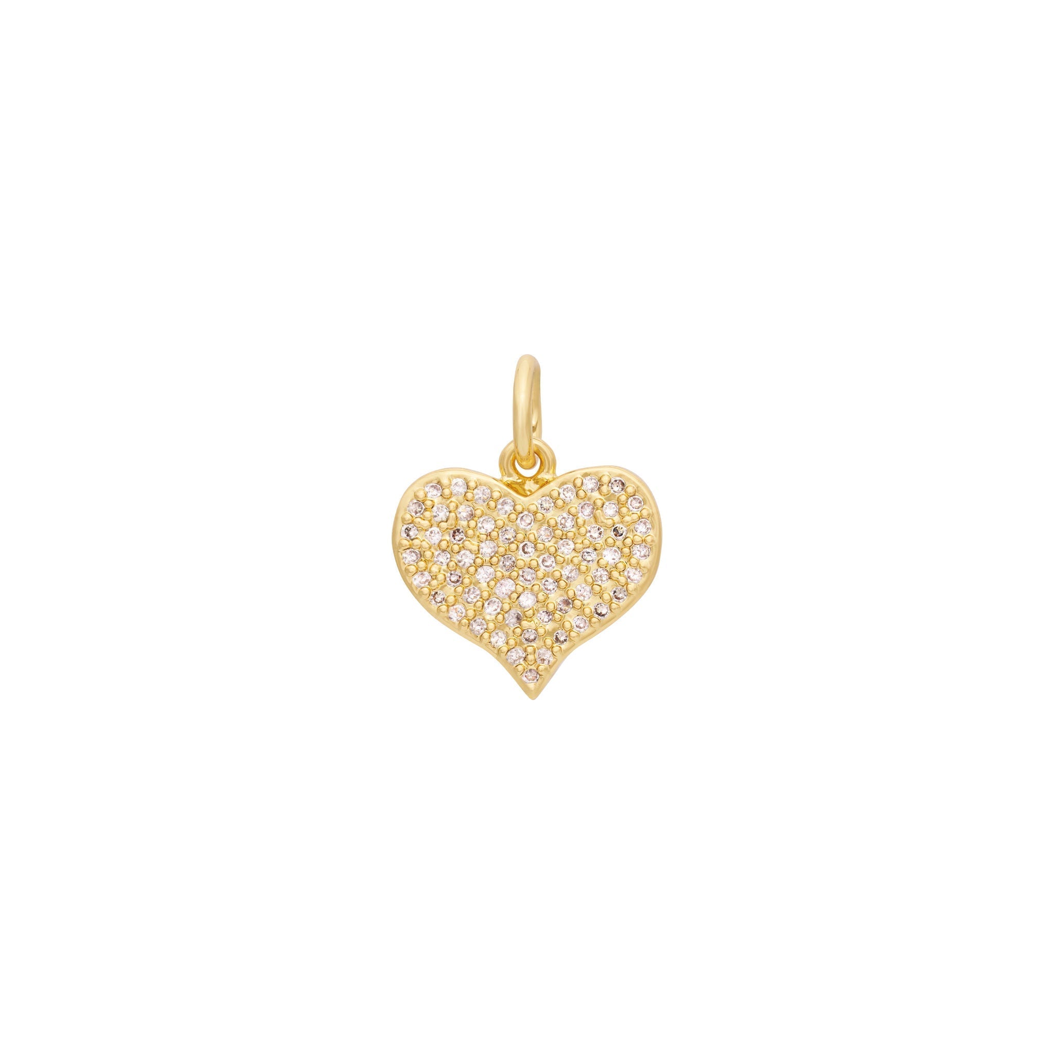 Zircon Heart Charm