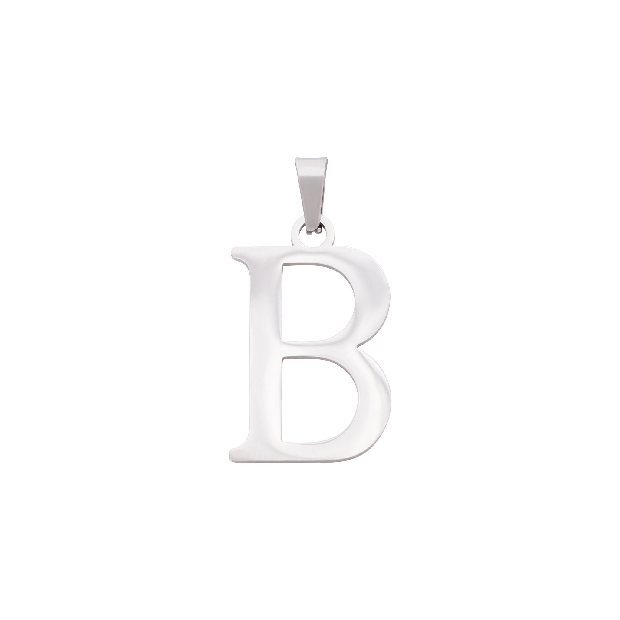 Bold Letter Charms A-Z - Silver