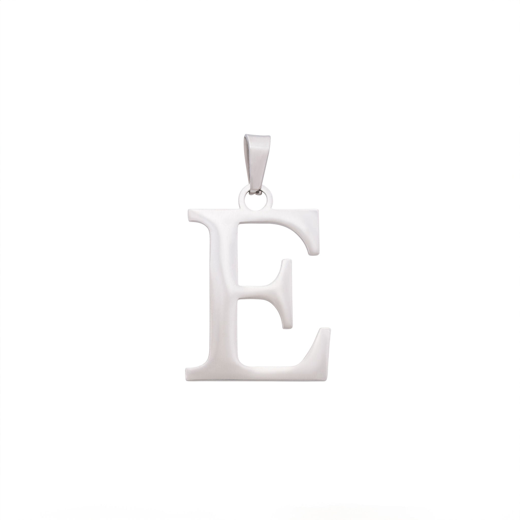 Bold Letter Charms A-Z - Silver