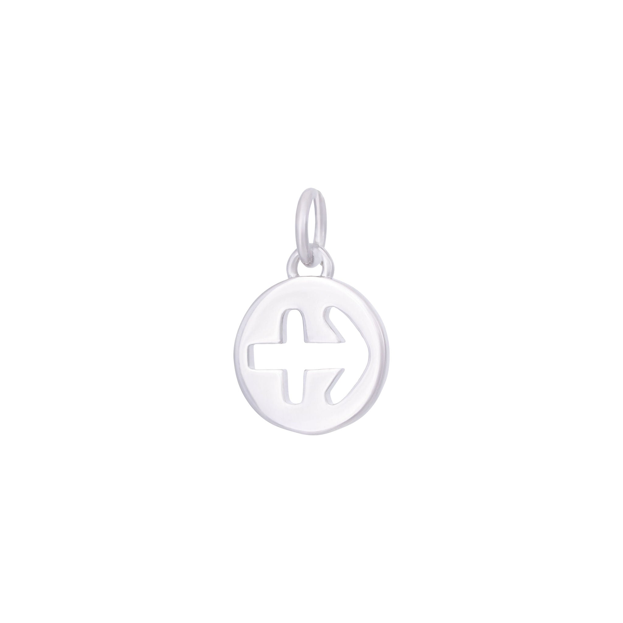 Sagittarius Charm - Silver